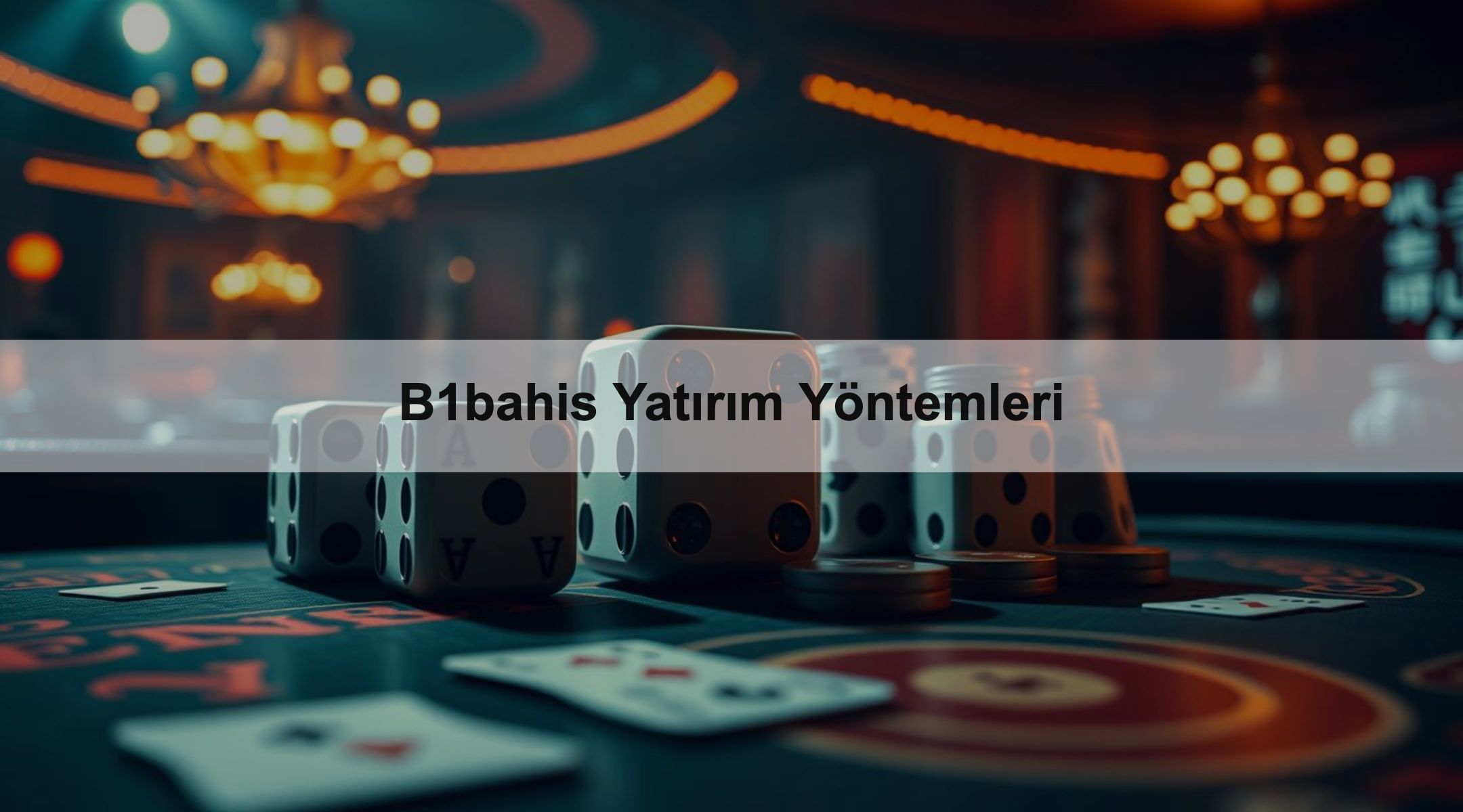 B1bahis Yatırım Yöntemleri