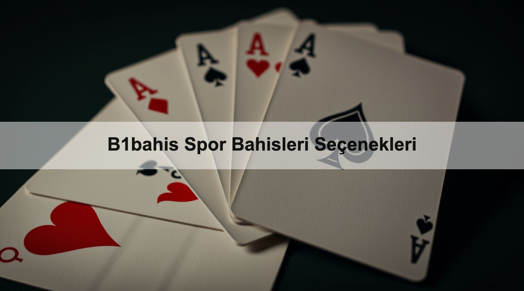 B1bahis Spor Bahisleri Seçenekleri